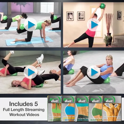 Vista 7 de The Original 9" Pilates Core Fitness Small Exercise Ball
