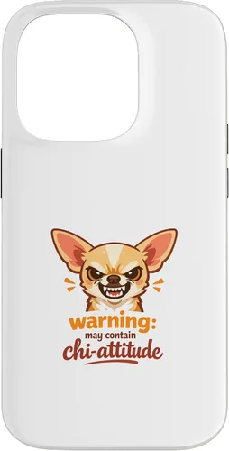 Vista 17 de Chihuahua Attitude Warning - Carcasa para iPhone XR