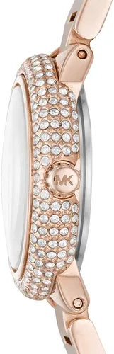 Vista 3 de Michael Kors Taryn Reloj de cuarzo para mujer con correa de acero inoxidable oro rosa 16 Modelo MK3858
