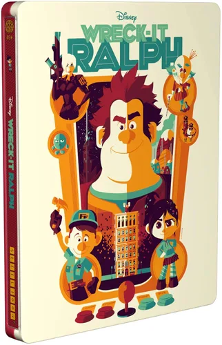 Vista 2 de Wreck it Ralph Mondo SteelBook Blu-ray Region Free