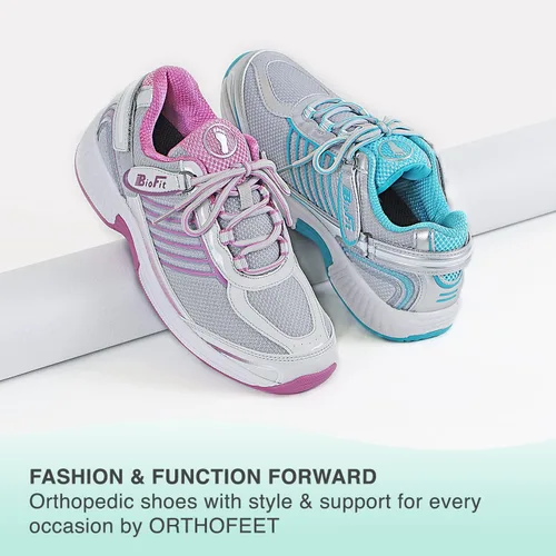Vista 6 de Orthofeet Zapatillas ortopédicas Verve Tie-Less para mujer