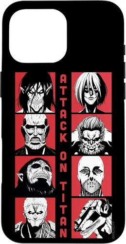 Vista 19 de Attack on Titan Funda Titan Lineup de temporada 4 para iPhone 17