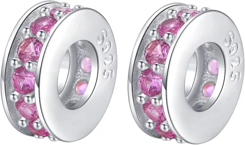 Vista 12 de Colgantes de clip de plata de ley para pulseras Pandora Azul (1 unidad)