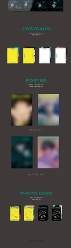 Vista 4 de EXO Baekhyun Bambi 3er Mini álbum PhotoBook Versión Night Rain Cover CD+2p Póster Plegable+88p PhotoBook+24p Letras Libro+Tarjeta Transparente+1p