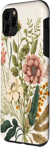Vista 2 de Funda para iPhone 11 Pro Max con diseño floral botánico vintage