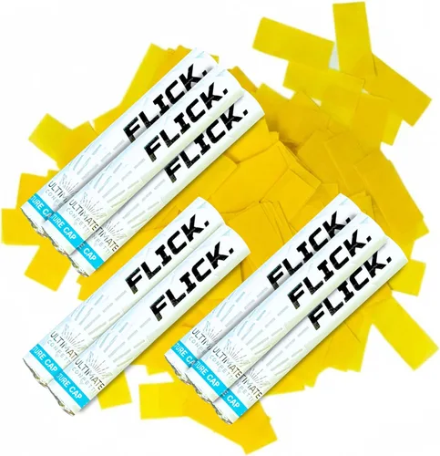 Vista 15 de Ultimate Confetti - Paquete de 8 varitas de confeti azul bebé - Palitos de mano de 6 pulgadas de papel de seda biodegradable para bodas, cumpleaños