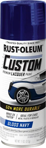 Vista 11 de Rust-Oleum 340569 Pintura en aerosol de laca personalizada para automóviles, 11 oz, gris plateado mate