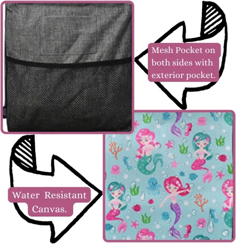 Vista 127 de NGIL Bolsa de comestibles reutilizable extra grande plegable de gran tamaño para comestibles, almacenamiento, picnic, playa, Estampado