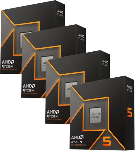 Vista 6 de AMD Procesador de escritorio desbloqueado Ryzen™ 5 9600X de 6 núcleos y 12 hilos