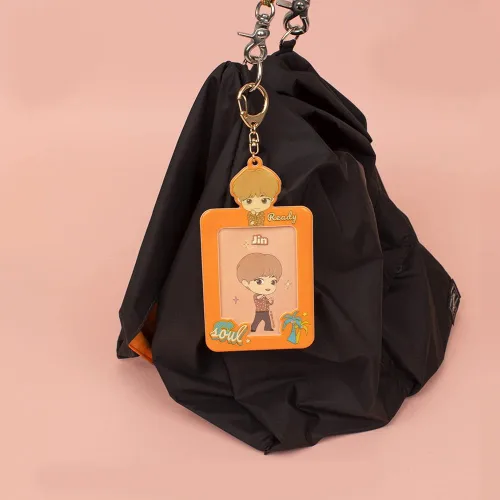 Vista 7 de BTS TinyTan Dynamite - Llavero para tarjetas fotográficas accesorios para llavero