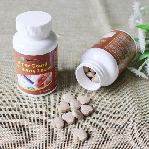 Vista 3 de Tableta de morera de calabaza amarga para apoyo a la salud cardiovascular, suplementos dietéticos naturales, 60 tabletas