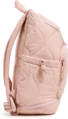Vista 6 de Vera Bradley Mochila de viaje de peso pluma para mujer, Rosa Cuarzo