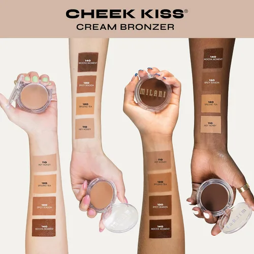 Vista 4 de Milani Crema Bronceadora Cheek Kiss 110 Hey Honey