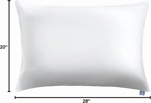 Vista 9 de Sealy All - Protector de almohada de algodón con cremallera estándar/Queen, paquete de 2