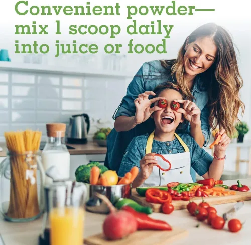 Vista 4 de Garden of Life Kids Multivitamin Powder, Daily Vitamins and Minerals for Toddlers & Kids - Organic Toddler Multi Powder With 15 Vitamin C, D3, Zinc