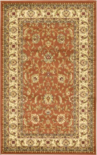 Vista 96 de Unique Loom - Colección Voyage - Alfombra tradicional oriental clásica de diseño intrincado
