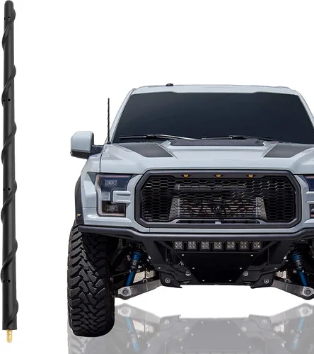 Vista 23 de KSaAuto Antena de repuesto para camioneta Ford, goma flexible de 13 pulgadas, color negro, se adapta a Ford F150 2009-2025, F250 F350 2017-2025