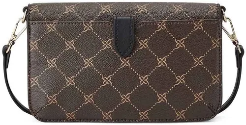 Vista 6 de Nine West LINNETTE Cartera ON A String, Marrón Negro Logo, Logotipo marrónnegro
