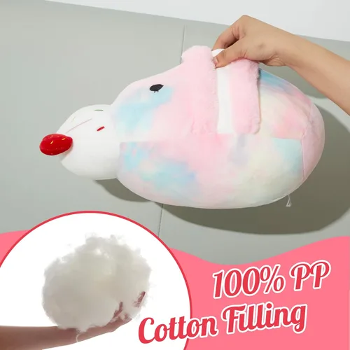 Vista 5 de Almohada de peluche para niños y niñas, 12 Plush Stuffed Gift Pillow Animals for Kids Boys Girls 12 Macaron Original Plushie Cupcake Pink Ice