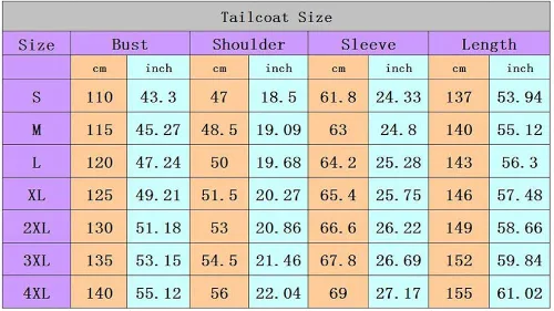 Vista 5 de HZY - Chaqueta para hombre Steampunk Vintage Chaqueta gótica victoriana Frock Coat Disfraz de Halloween