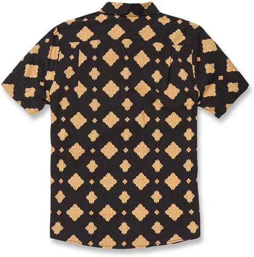 Vista 4 de Volcom Camisa con botones y manga de mandala de grano regular para hombre