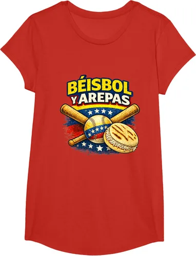 Vista 44 de Camiseta Beisbol y Arepas Venezuelas Baseball Pride Team 2026