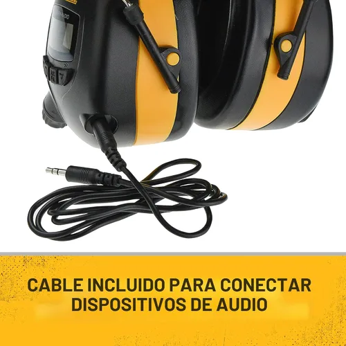 Vista 6 de DeWalt DPG15 Orejera Electrónica de Seguridad Industrial para Audición