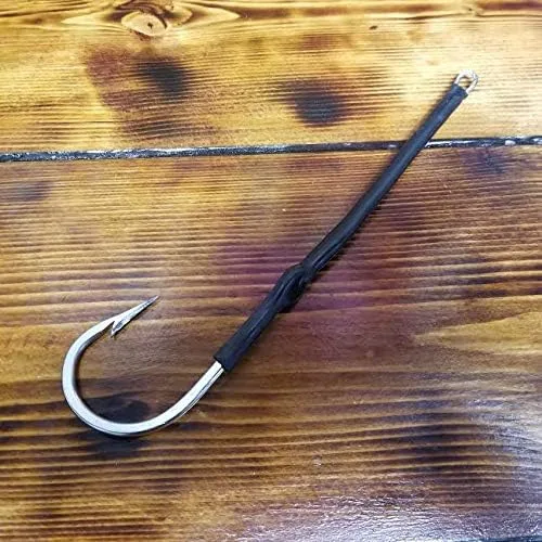Vista 2 de Lobo Lures Juego de ganchos de atún sureño de servicio pesado, señuelos aparejados con cable