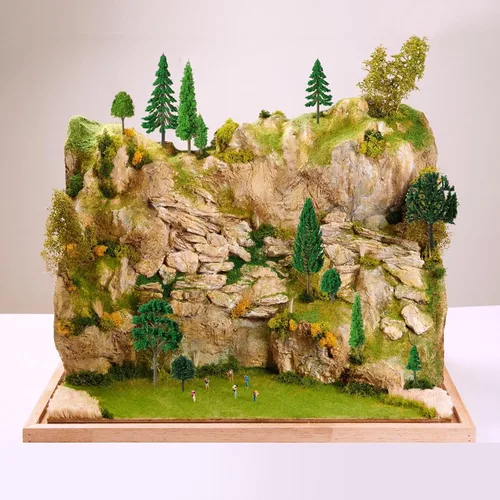 Vista 5 de Skylety 70 Piezas Árboles Modelo de 1.2 a 6.3 Pulgadas Árboles de Juguete en Miniatura Mixtos Suministros de Diorama Plantas Falsas para Paisaje