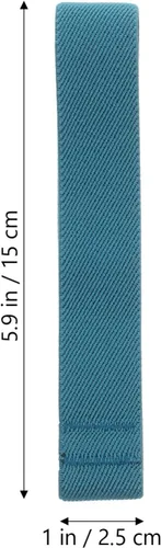 Vista 2 de NOLITOY Cinturón elástico para lonchera, bandas elásticas de doble capa, correas de fijación de nailon, correa elástica ajustable para picnic