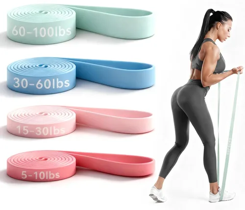 Vista 13 de HAPBEAR Pull Up Assistance Bands - Pull Up Bands - Resistance Bands - Exercise Bands Resistance Bands Set - Workout Bands for Working Out