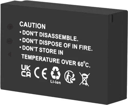 Vista 4 de 2 baterías LP-E12 LPE12 de 1250 mAh con cargador de batería dual para EOS M10, EOS M50, EOS M50 Mark II, EOS M100, EOS M200, EOS M, EOS M2, Kiss M