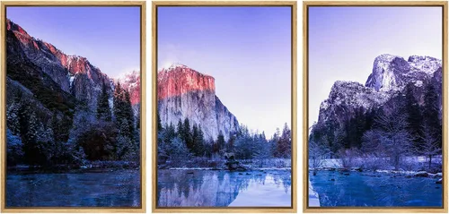 Vista 50 de wall26 Lienzo enmarcado para pared, juego de arte de selva, rana, hoja de palmera, naturaleza, desierto, arte moderno, realismo, decorativo