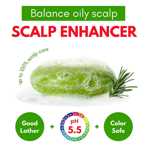 Vista 4 de Rosemary - Juego de 3 barras de champú y acondicionador para cabello de aspecto saludable - Barras de champú sólido natural para mujeres con cabello