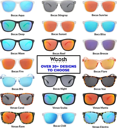 Vista 5 de Lentes de sol ligeros polarizados para hombres y mujeres, unisex, para pesca, playa, correr, deportes y al aire libre