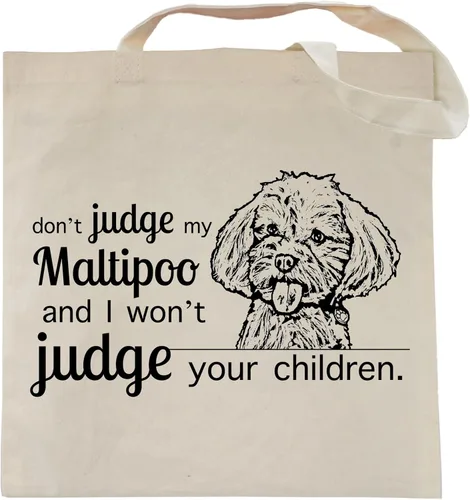 Vista 16 de Pet Studio Art Bolso tote Don't Judge My Dog