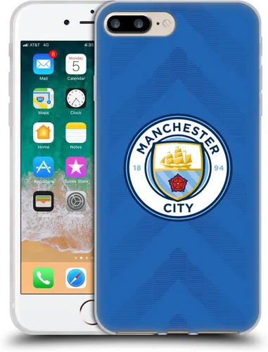 Vista 107 de Head Case Designs Funda de gel con licencia oficial del Manchester City Man City FC Away 2022/23 [protección de grado militar] compatible con Apple
