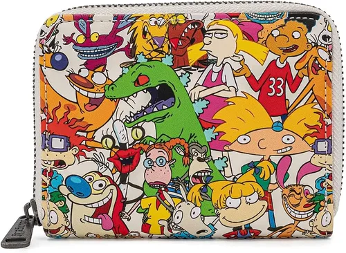 Vista 2 de Loungefly Peanuts Charlie y Snoopy Sunset cartera