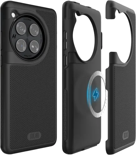 Vista 14 de TUDIA DualShield Grip - Funda protectora para OnePlus 11 5G (2023), MergeGrip, de doble capa, a prueba de golpes, delgada, de grado militar, Verde