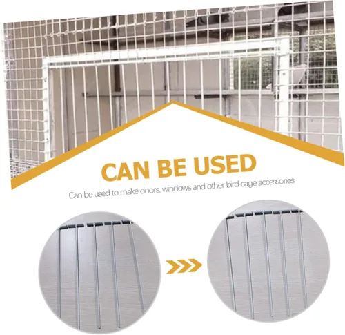 Vista 2 de YARNOW 45 piezas de accesorios de cortina cubiertas de cubo de alimentación de caballos suministros de captura de palomas jaulas de pájaro puerta