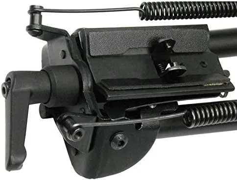 Vista 5 de Bípode de largo alcance de 13 a 27 pulgadas con pivote Podlock resistente, alto a prueba de golpes, estilo giratorio Bi-pod