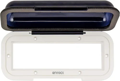 Vista 9 de Enrock Marine Universal in Dash - Cubierta protectora de radio tintada impermeable resistente al agua (base negra)