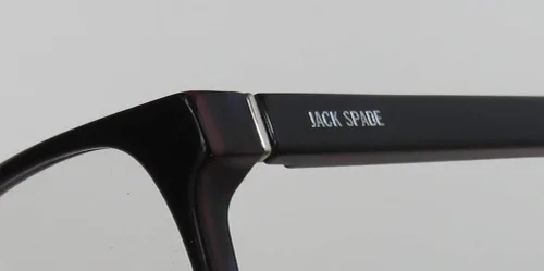 Vista 6 de Jack Spade Larson - Marco rectangular de montura completa para hombre y mujer (53-17-150, negro)