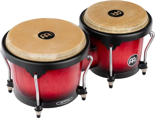 Vista 9 de Meinl Percussion HTB100WB-M Headliner Traditional Designer Series Bongos de madera, marrón nogal