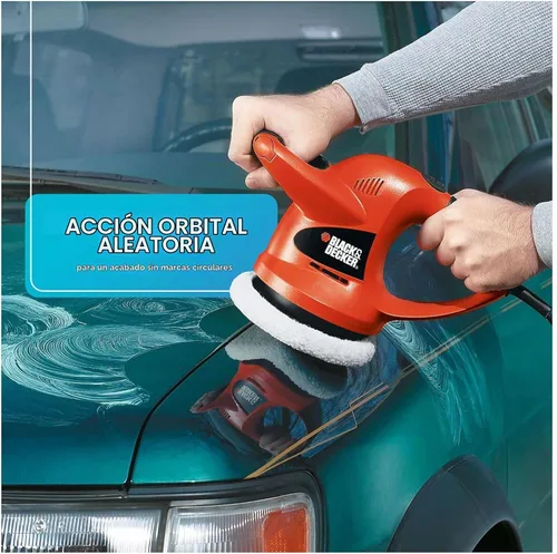 Vista 3 de Pulidora/enceradora rotorbital Black & Decker WP900 6 pulgadas
