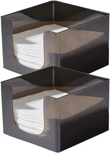 Vista 7 de 123Arts Servilleteros de plástico dispensadores de servilletas de plástico para decoración del hogar de restaurante