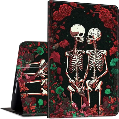 Vista 29 de Rossy Funda para tableta Amazon Fire HD 8 (8ª/7ª/6ª generación, versión 2018/2017/2016) delgada y ligera, de piel sintética, multiángulo, ajustable