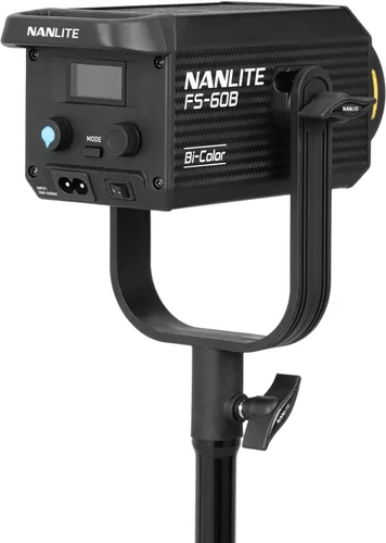 Vista 2 de Nanlite Fs 60b Bi Color LED Foco 2700 6500K Bluetooth 0.08 oz Fm Montaje 70W bicolor 2700-6500K, Cri Avg 96, Tlci 97, 13360 Lux a 3.3 ft, haz