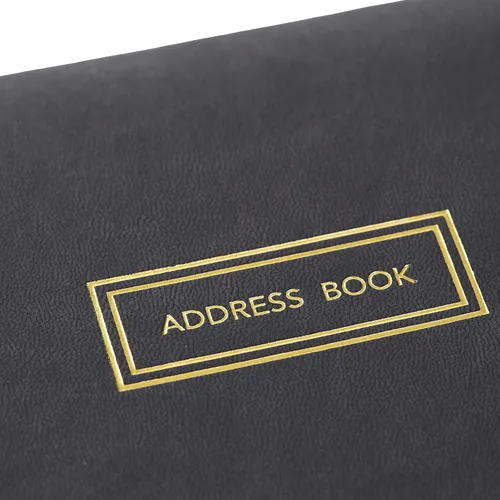 Vista 4 de Libreta de direcciones recargable Hallmark (carbón)