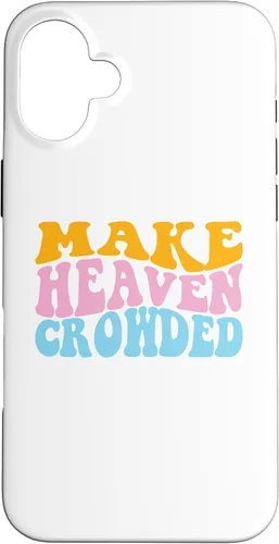 Vista 23 de Make Heaven Crowded Evangelical Christian Case for iPhone 17